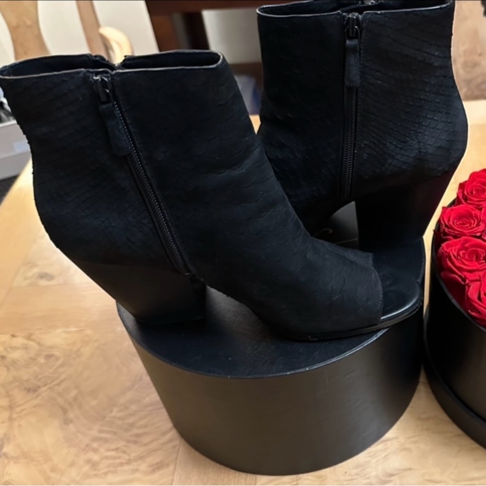Cole Haan Black Heeled Boots for Women